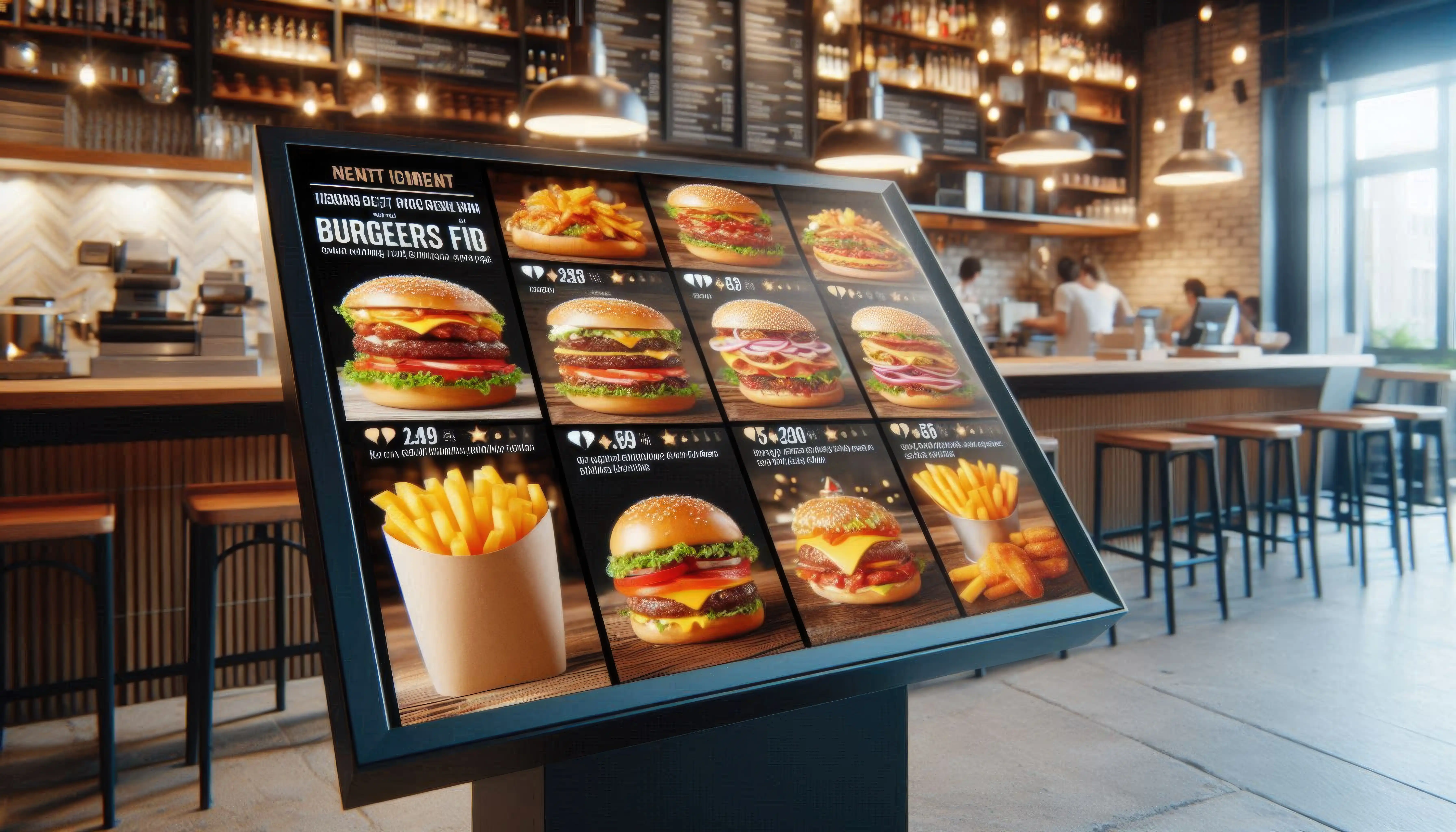 Digital Menu Board QMS System