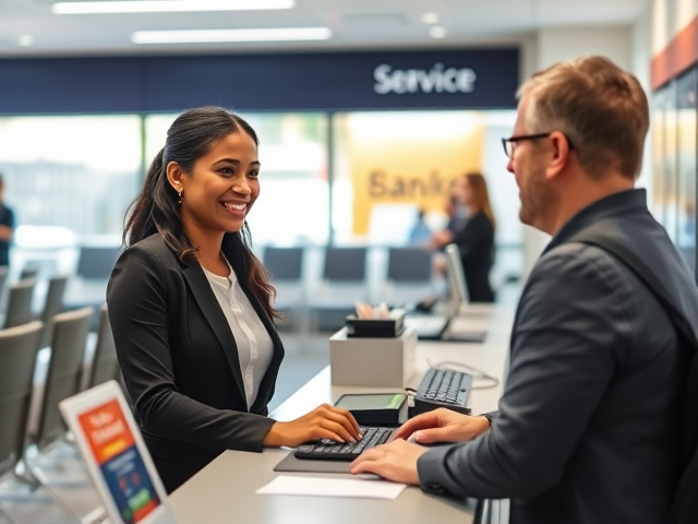 Efficient Crowd Management in Bank Branches