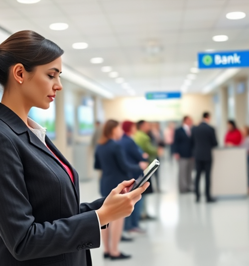 Enhanced Staff Efficiency in Bank Branches