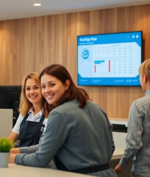 Enhanced Staff Efficiency with Queue Management