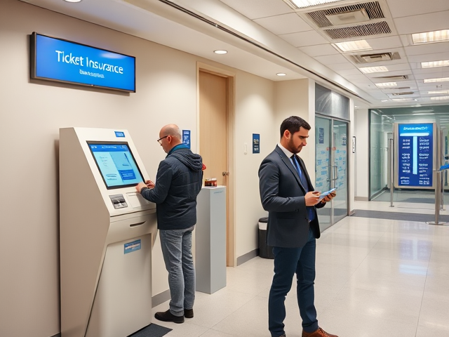 Hybrid queue system for insurance offices