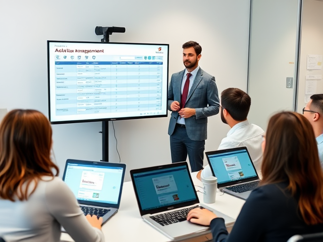 Training staff for queue management system