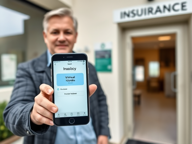 Virtual queue system for insurance offices