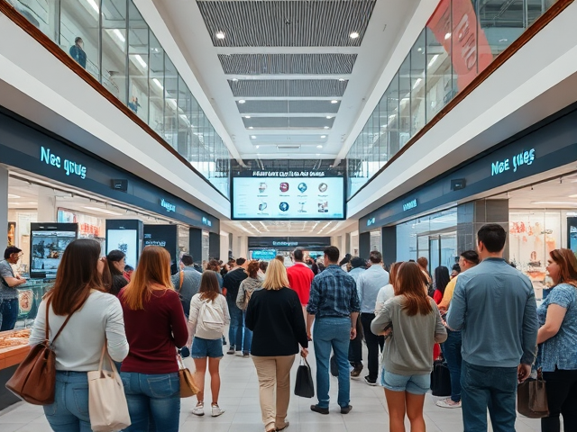 Queue management system for shopping centres in Australia