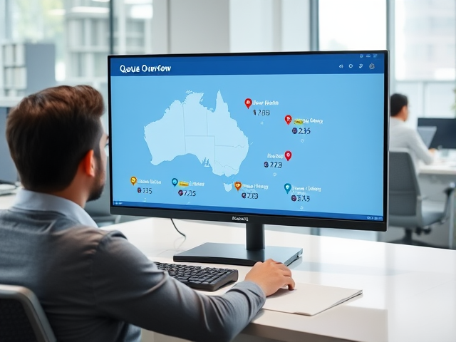 Multi-location queue management dashboard