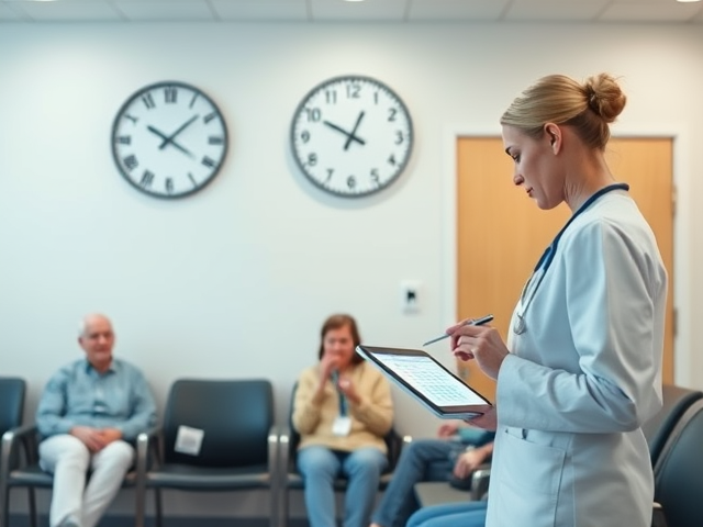 Delayed appointment waiting in healthcare