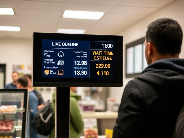 Real-time transparent wait updates reduce customer frustration