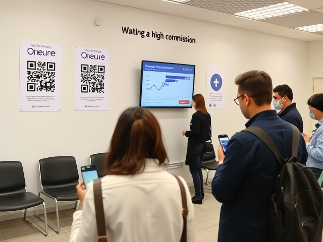 how Australian embassies can reduce wait times with QR code check-in