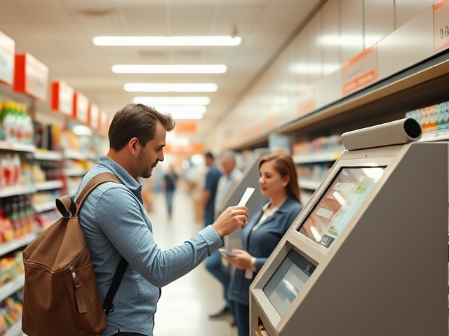 Physical queue management kiosk in Australian retail
