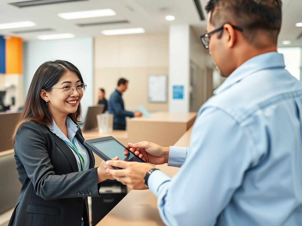 Digital Queue Management in Australian Government Office Case Study